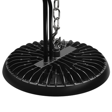 Lighter and slimmer than traditional UFOs, its design allows for quick and easy installation of multiple lights at a time.